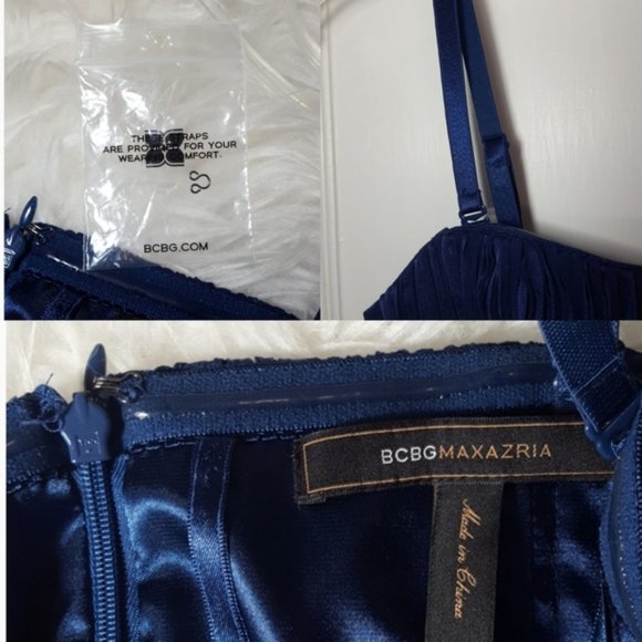 BCBGMaxAzria Navy Blue Cocktail Dress - Picture 7 of 7
